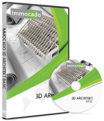 3D Architekt Basic - 2D/3D CAD Hausplaner Software zur Grundrisserstellung, Einrichtung und 3D Visualisierung von Immobilien