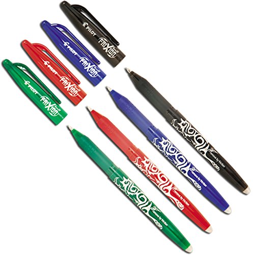 Pilot Pen Frixion Tintenroller (radierbar) 4 Stück farbig sortiert