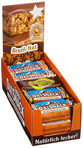 Energy OatSnack, Mix Box - alle Geschmacksrichtungen, natürliche Riegel - von Hand gemacht, 3 x 70 g und 12 x 65 g, 1er Pack (1 x 990g)