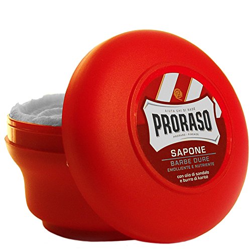 Proraso Red Sapone Barbe Dure Rasierseife, 1 Stück