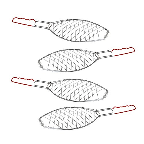 Fischgriller Sets (Silber)