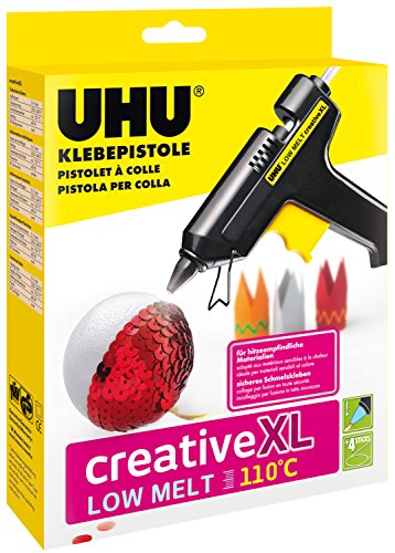 UHU 48615 Klebepistole, Niedrigtemperatur, Creative XL, Low Melt 110° C