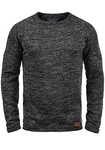 BLEND Dan 20700587ME Strickpullover, Größe:S;Farbe:Black (70155)