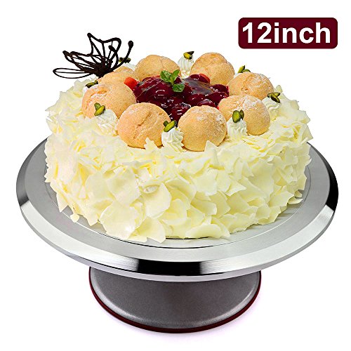 Tortenplatte Drehbare Tortenständer, Uten Kuchenständer Kuchen Drehteller Cake Decorating Turntable für Backen Gebäck, Zuckerguss