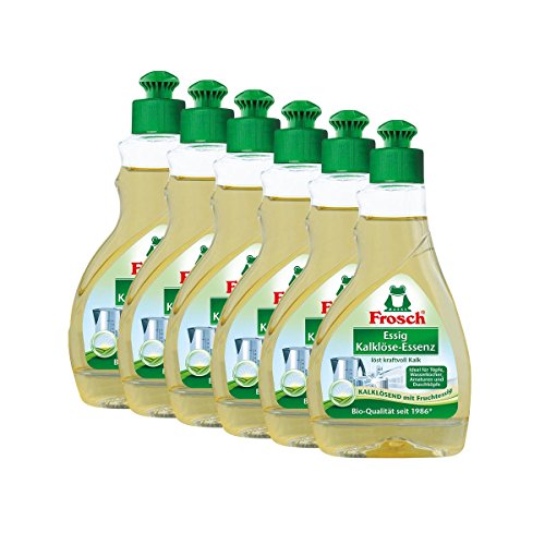 6x Frosch Essig Kalklöse-Essenz 300 ml