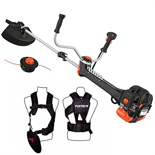 FUXTEC Profi Benzin Motorsense FX-PS152 Profisense Rasentrimmer Freischneider Fadenspule fs Faden 2-Takt Antivibrationssystem Profi Komfort-Tragegurt