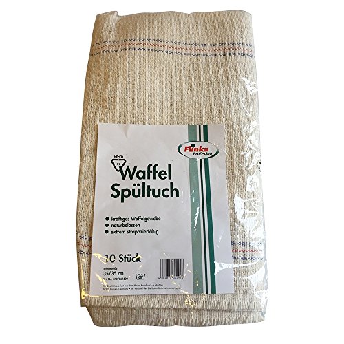 Flinka Spültuch Waffelspültuch Profi Gastro 35x35cm (10 Stck.)