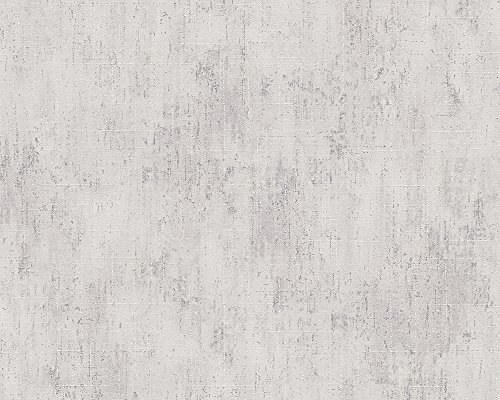 Metropolis by Michalsky Living Vliestapete South Beach Tapete Unitapete 10,05 m x 0,53 m creme grau Made in Germany 304578 30457-8