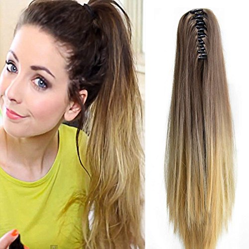 Neverland Haarteil Zopf Pferdeschwanz Haarteil Ombre Extensions Haar Extensions Clip in Extensions