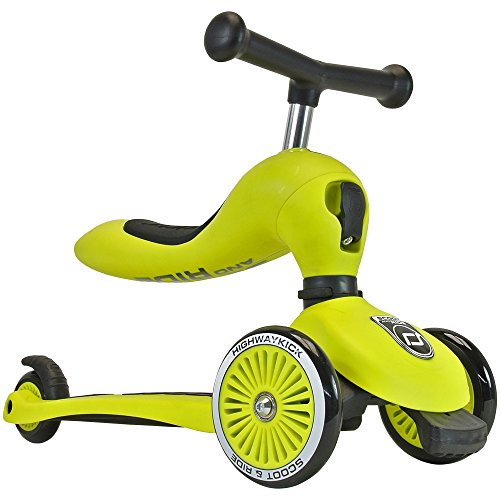 Scoot & Ride Highwaykick 1 lime Scooter mit Sitz 96204