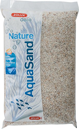Zolux Kies Natur für Aquarium Quartz weiß von 1 bis 3 mm granulométie – 5 kg