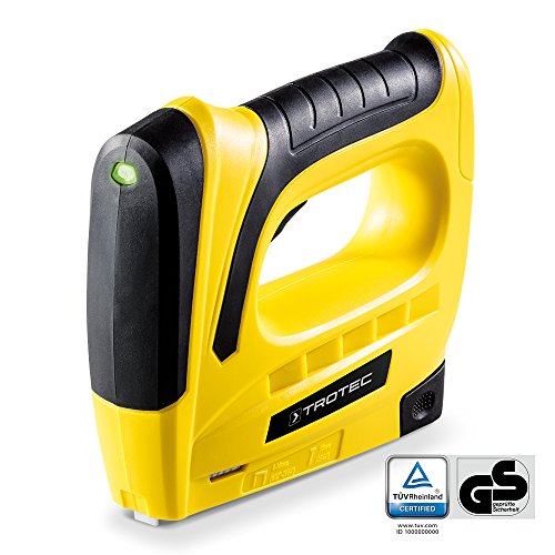 TROTEC 4460000101 Akku-Tacker PTNS 10‑3,6V DIY Auslösesicherung und Füllstandsanzeige inkl. Nägel
