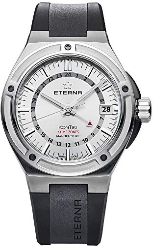 Eterna Herren-Armbanduhr Royal KonTiki Datum GMT Analog Automatik 7740.40.11.1289