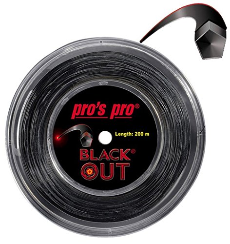 Tennissaite Blackout 200m 1.28 mm für Topspin