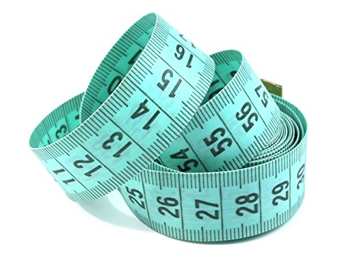 Schneidermaßband / Maßband / Bandmaß, 150cm, verschiedene Farben inkl. Aufbewahrungsbox