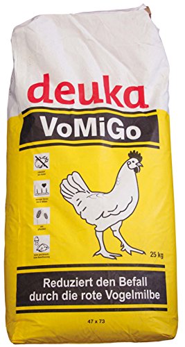deuka 25 kg VOMIGO Legemehl Alleinfutter gegen die Rote Vogelmilbe