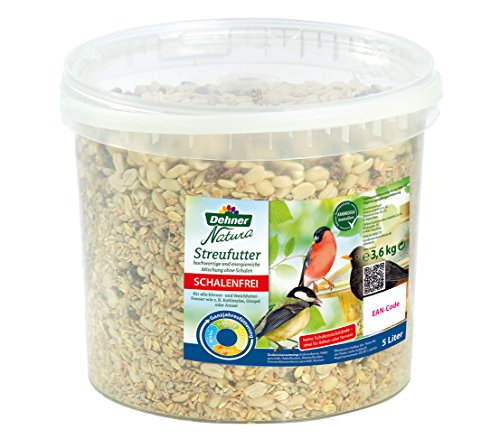Dehner Natura Wildvogelfutter, schalenfreies Streufutter, 3,6 kg