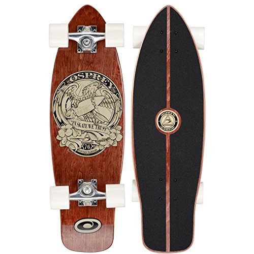 Osprey TY5343 ?In Skate We Trust? Single Kick Mini Cruiser Skateboard