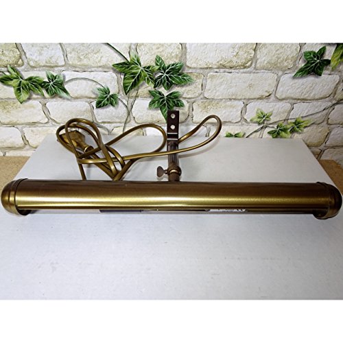 Wandlampe Bilderleuchte 32cm Messing brüniert Bilderlampe Leuchte Licht Retro Design