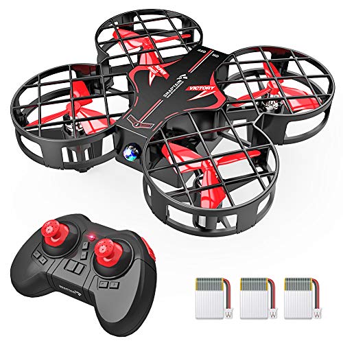 SNAPTAIN Mini Drohne H823H Plus mit 3 Akkus für 21 Minuten Flugzeit, RC Drone, Quadrocopter Mini Helikopter mit Höhehalten, Kopflos Modus, 3D Flips und 3 Geschwindigkeitsmodi für Kinder