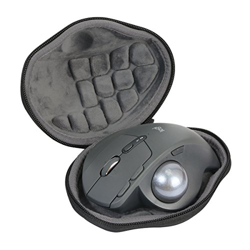 Hart Reise Schutz Hülle Etui Tasche für Logitech MX Ergo Fortschrittlicher kabelloser Trackball Maus Mouse von co2CREA (black)