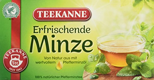 Teekanne Minze 20 Beutel, 4er Pack (4 x 45 g Packung)