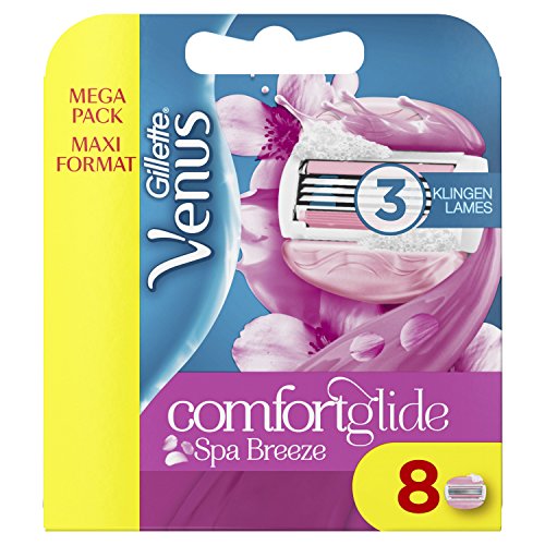 Gillette Venus ComfortGlide Spa Breeze Rasierklingen Frauen, 8er-Pack