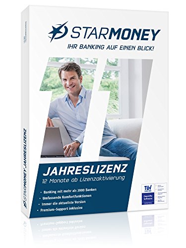 starfinanz STARMONEY 11 Online-Banking Jahreslizenz -DEUTSCH- inkl. Premiumsupport (DVD-Box)