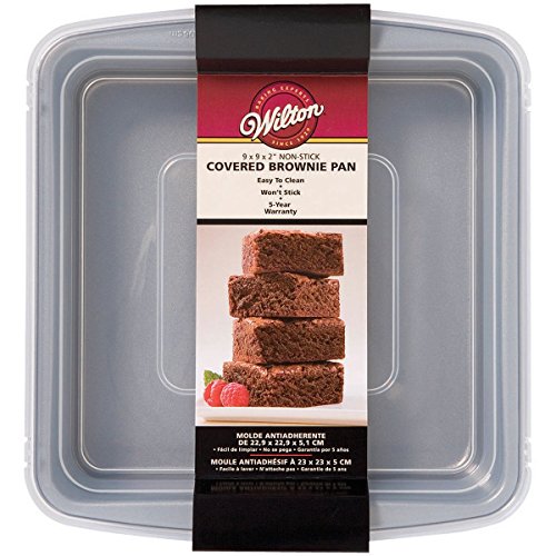 Wilton Quadratische Backform, Recipe Right, Antihaft, Mit Deckel, 22,9 cm