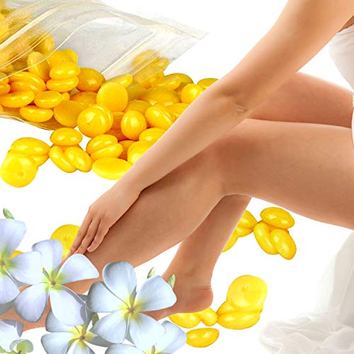 Wax-Beans - Profi-Filmwachs 1kg - Heisswachs zur professionellen Haarentfernung - Brazilian Waxing - Heißwachsperlen - Heiss-Wachsbohnen, Natur 1 kg