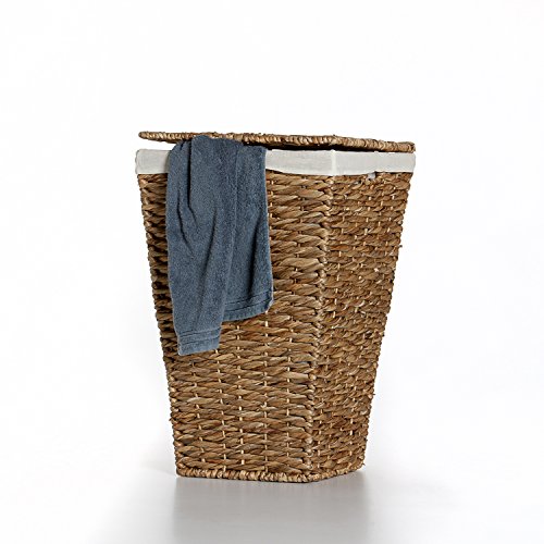 Casa Mina Wäschekorb Wäschebox Wäschesammler aus Wasserhyazinthe 'Brunei' 50cm