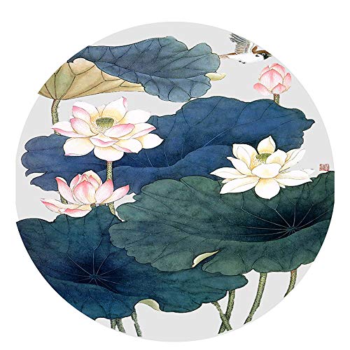 Hossm Meditationsmatte/Tragbare Yogamatte, rutschfeste Naturkautschukmatte - Für Männer Und Frauen, Perfektes Spirituelles Geschenk (60x60cm) A