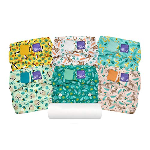 Bambino Mio, miosolo wiederverwendbare windel set, regenwald