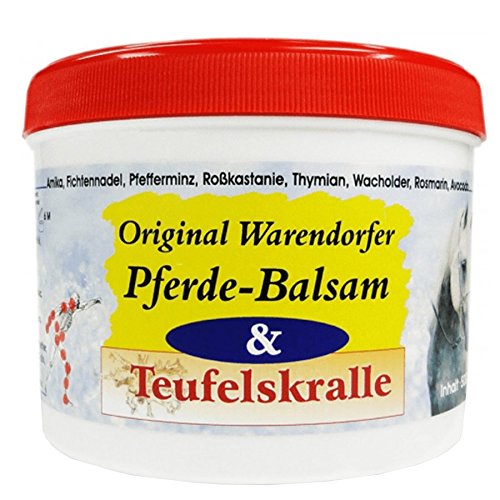 Warendorfer Pferdebalsam mit Teufelskralle - Pferdesalbe - erfrischend - kühlend - mit angenehmen Geruch (500ml)
