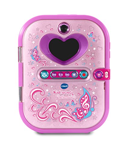 Vtech 80-163604 Kidisecrets Selfie Music elektronisches Tagebuch, Mehrfarbig
