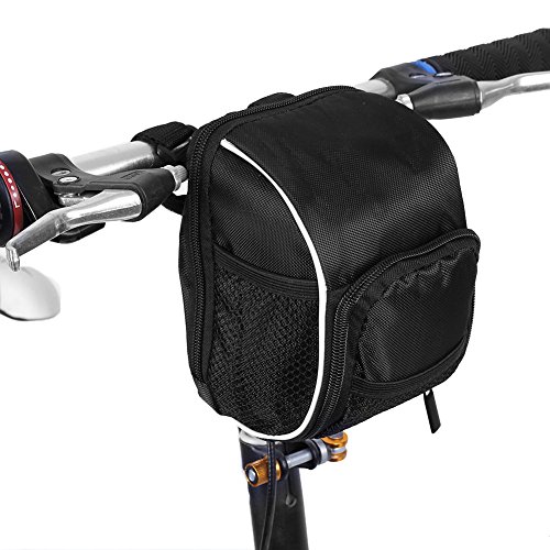 Multifunktions-Fahrrad-Lenkertasche Polyester Fahrrad Vorderer Rahmentasche Mit Regen-Abdeckung Für Radfahren