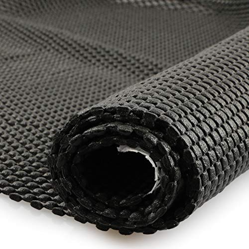 fowong Antirutschmatte Schwarz -100 x 150cm Antirutschunterlage Schubladeneinlage rutschfest zuschneidbar Teppich-Unterlage für Auto, Schubladen,Obst,Tischplatte,Teppich 572g