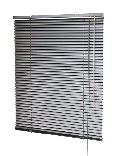 HUGG Alu-Jalousie (AL.7) Wand- und Deckenmontage, opt. Klemmhalter, Farbe anthrazit, (BxH) 180 x 170 cm