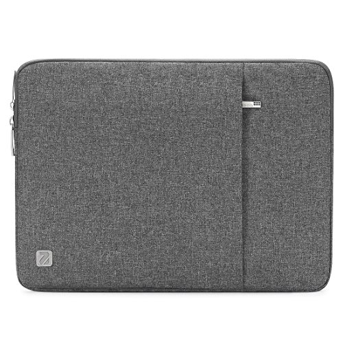 NIDOO 17 Zoll Wasserdicht Laptop Sleeve Case Notebook Hülle Schutzhülle Tasche Laptoptasche Schutzabdeckung für 17.3' HP Pavilion 17/17.3' MSI GS73VR Stealth Pro (Grau)
