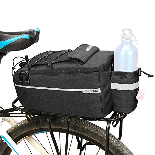 Lixada Docooler Fahrrad Gepäckträgertasche, Fahrrad Sitz Multifunktionale Isolierte Stammkühltasche,Umhängetasche, 29 * 16 * 17cm