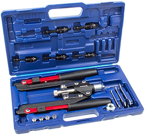 H3 Nietzange und Nietmutternzange im Set für Nieten bis 6,4mm Nietmuttern von M4-M10 Nietenzangen Nietgerät Hebelnietgerät Blindnietgerät