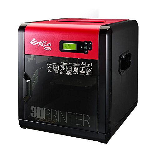 XYZ Printing da Vinci 1.0 Pro 3-in-1 (3D-Drucken, 3D-Scannen, Optionaler Laser-Gravierer), Offenes Filament System, WLAN, 20x20x20 cm Druckgröße