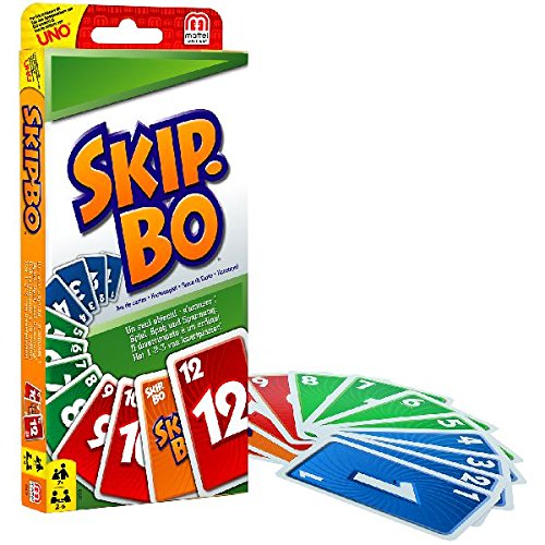 Mattel 52370-0 - Skip-Bo, Kartenspiel