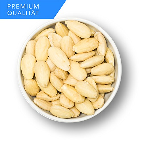 Mandeln 1kg blanchiert | naturbelassen und ungesalzen | ohne Zusätze | Vegan & für Sportler