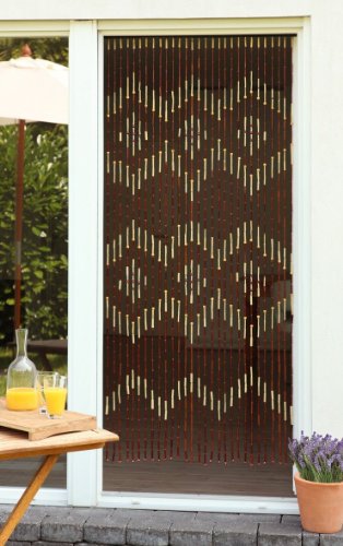 Holzperlenvorhang Perlenvorhang Türvorhang 'Menam' ca. 90x200cm (BxH)