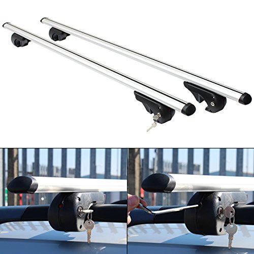 Hardcastle Dachträger fürs Auto - abschließbar als Diebstahlschutz - aerodynamisch - Aluminium - 3 Größen