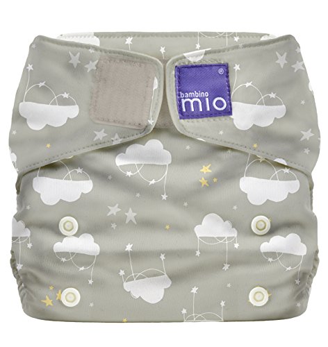 Bambino Mio, miosolo All-In-One Wiederverwendbare Windel, Wolke Sieben