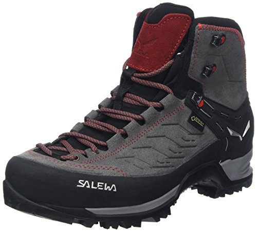Salewa Ms Mtn Trainer Mid Gtx, Herren Trekking- & Wanderstiefel, Grau (Charcoal / Papavero 4720), 43 EU