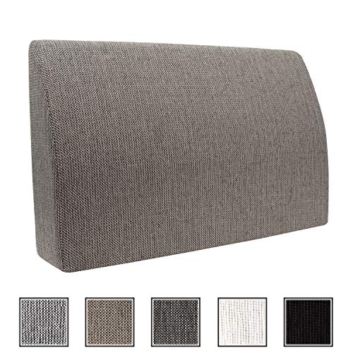 Formalind Die Fantastische Rückenlehne für Bett und Sofa 70 X 45 X 15 cm // Rückenkissen zum Fernsehen und Lesen in edlem Design aus feinem Polsterstoff (Hellbraun)