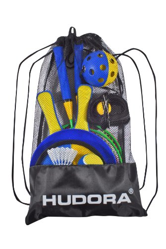 HUDORA Strandspiel-Set, 11-teilig - Beachball Beachvolleyball - 77460